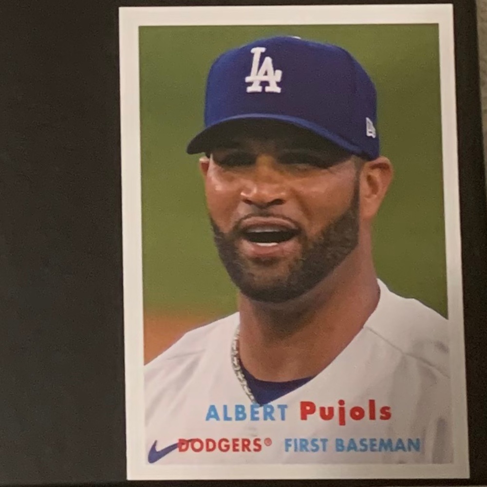 Albert Pujols baseball card